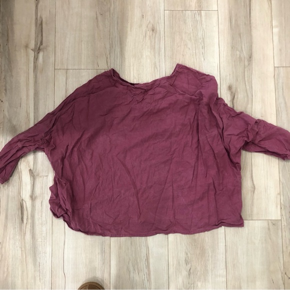 Jamie and the Jones raw silk T tee, size small - Picture 2 of 5